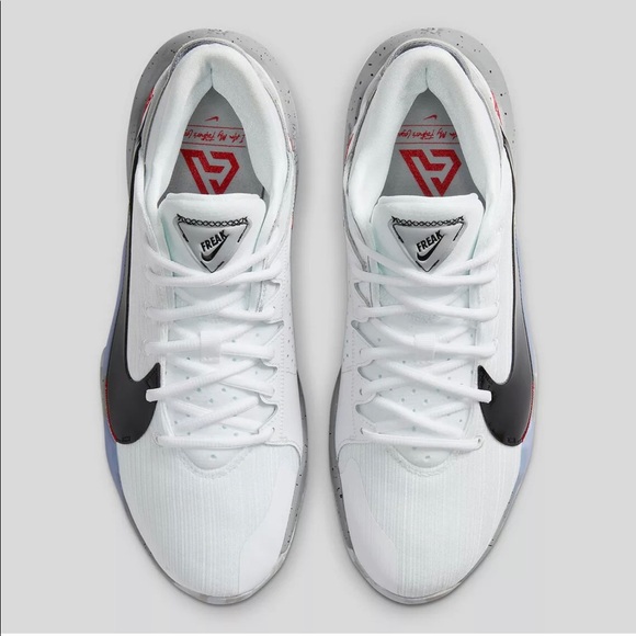 Nike Zoom Freak 2 White Cement Giannis CN8574 100 - Picture 4 of 8